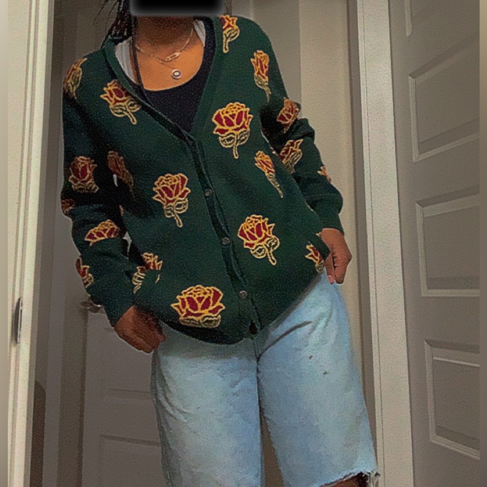 Green Cardigan - Picture 3 of 3